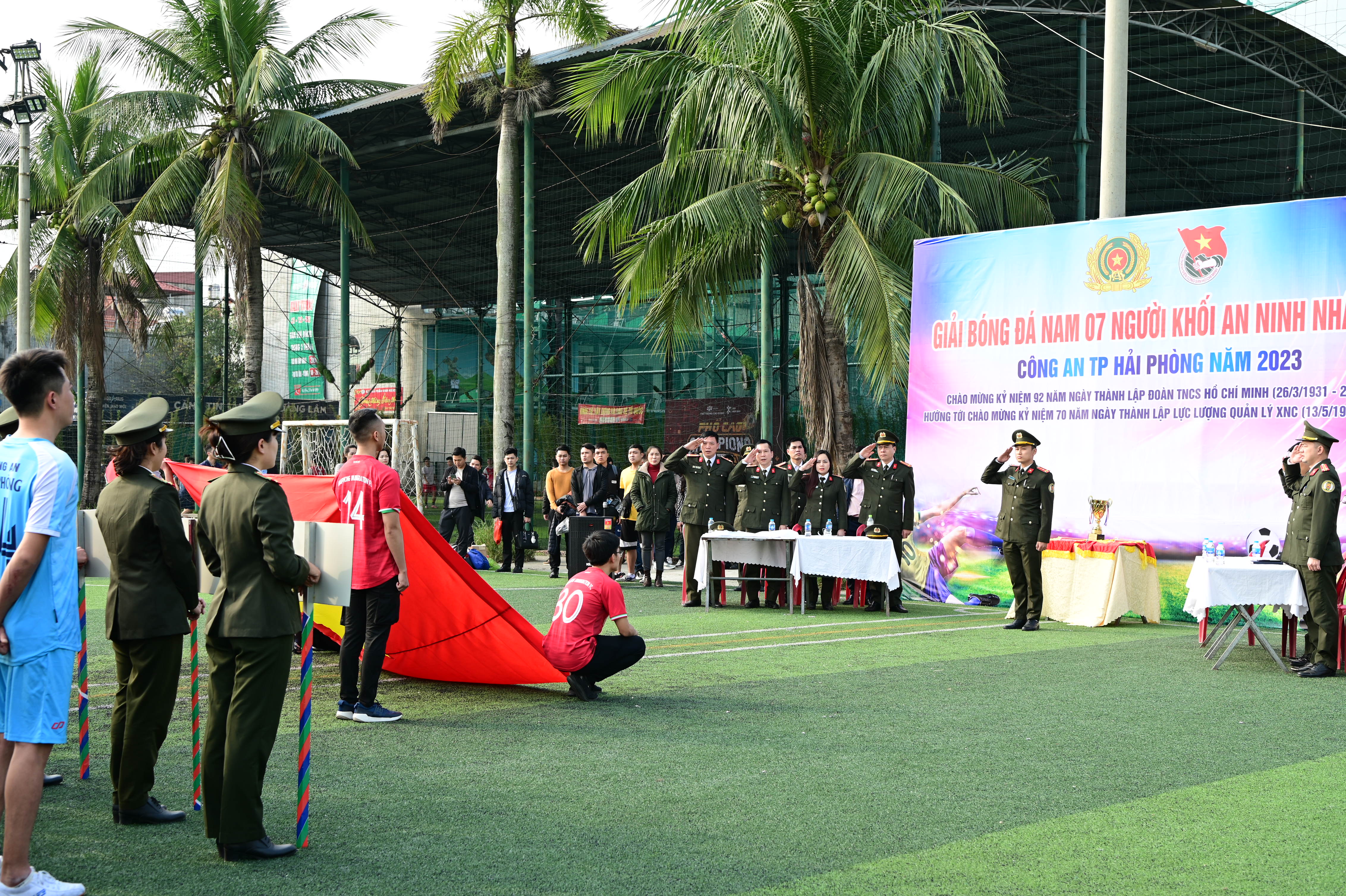 Khối An ninh nhân dân khai mạc Giải bóng đá nam 7 người năm 2023